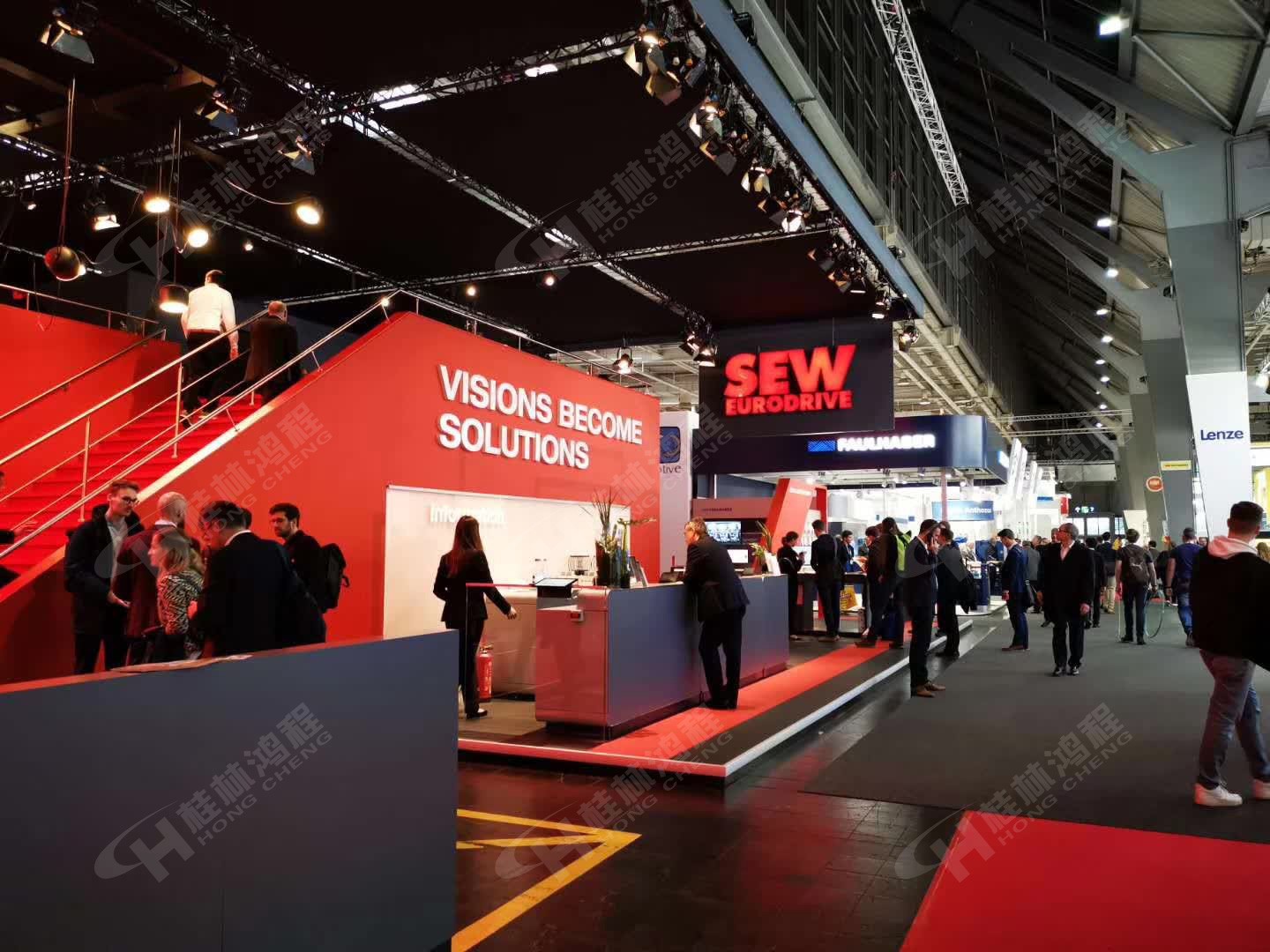 磨粉機廠家桂林鴻程參加漢諾威工業(yè)展學習德國人設(shè)計